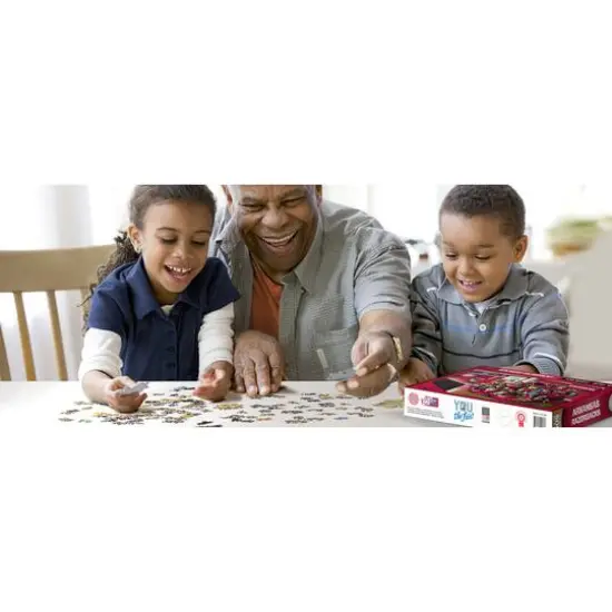 College Football Purebred Fans A Real Nailbiter 500 Piece Puzzle Arkansas Razorbacks {4}