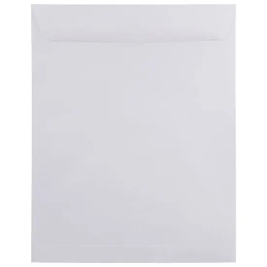 JAM Paper 11.5" x 14.5" White Open End Catalog Commercial Envelopes {1}