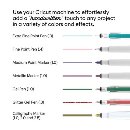 Cricut&reg; Extra Fine Point Pen Set, Brights {3}