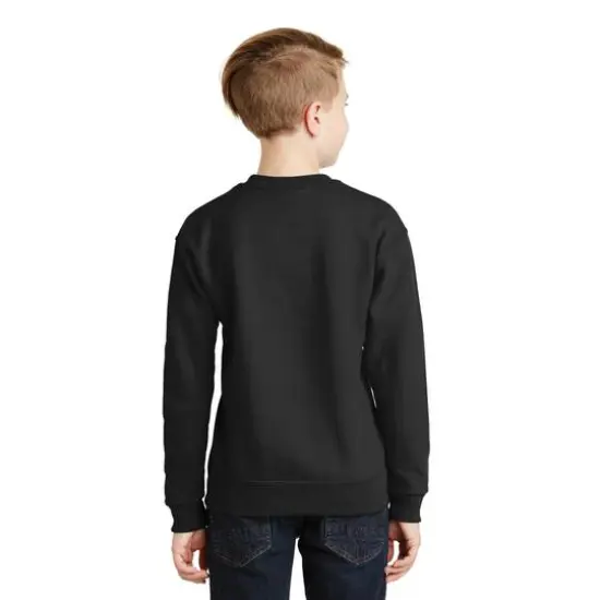 JERZEES&reg; NuBlend&reg; Crewneck Youth Sweatshirt Black {6}