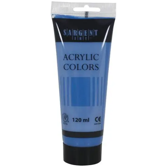 Sargent Art&reg; Acrylic Paint, 120 mL, 6ct. Primary Cyan {4}