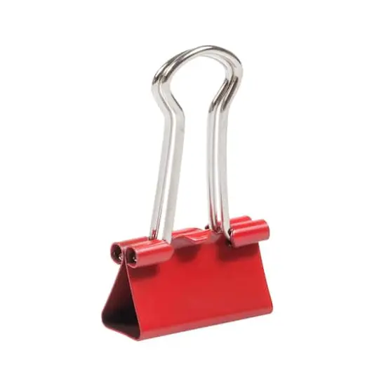 JAM Paper 3/4" Binder Clips, 25ct. Red {5}