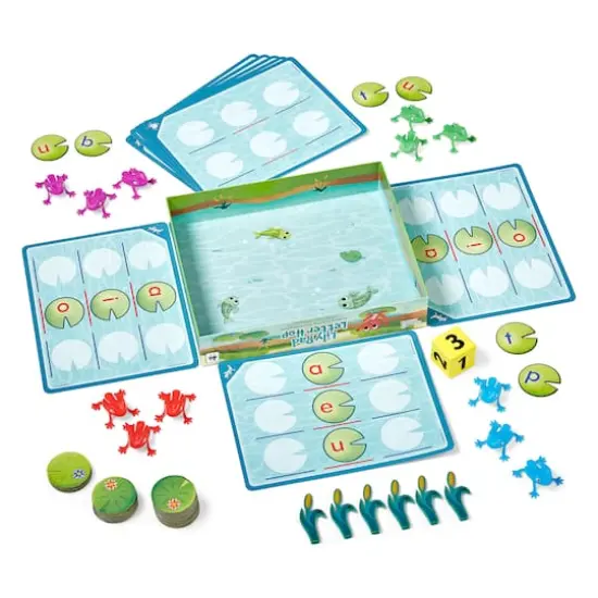 hand2mind Leapin' Lily Pads Letter Hop CVC Game Set {3}