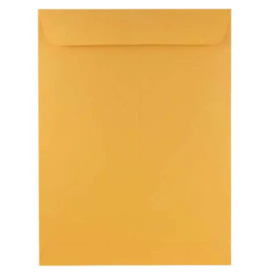 JAM Paper 9" x 12" Brown Kraft Manila Open End Envelopes, 100ct. {1}