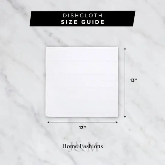 DII&reg; Ribbed Terry Dishcloth, 12ct. Red {6}