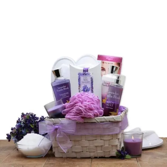 Lavender Spa Gift Basket {1}
