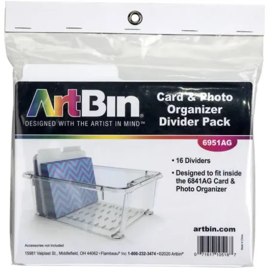 ArtBin&reg; Card & Photo Organizer Divider Packs, 16ct. {5}