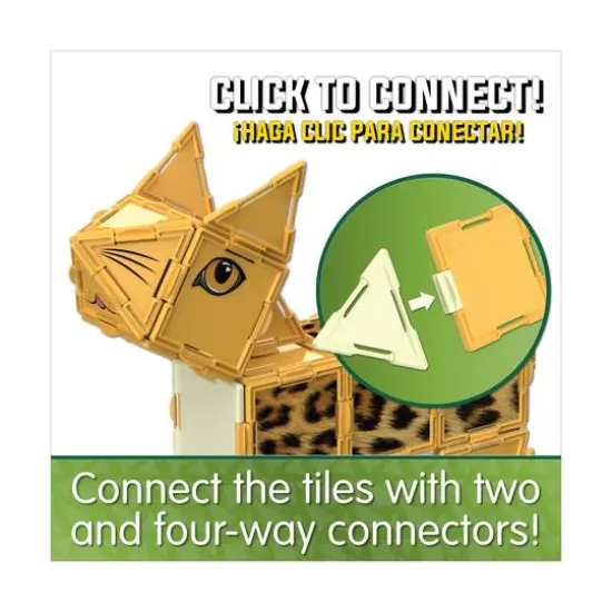 Techno Tiles - Jungle Cat: 100+ Pcs {6}