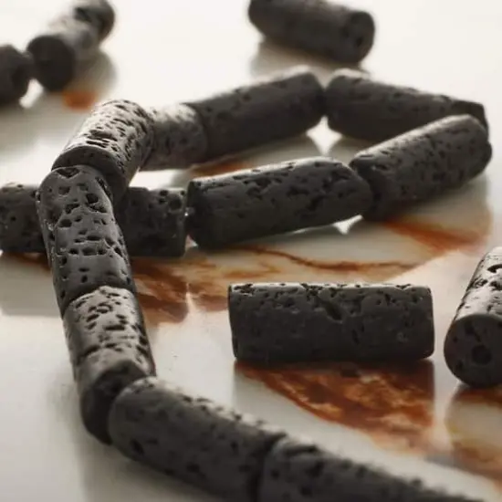 Black Lava Tube Beads, 13mm by Bead Landing&trade; {3}
