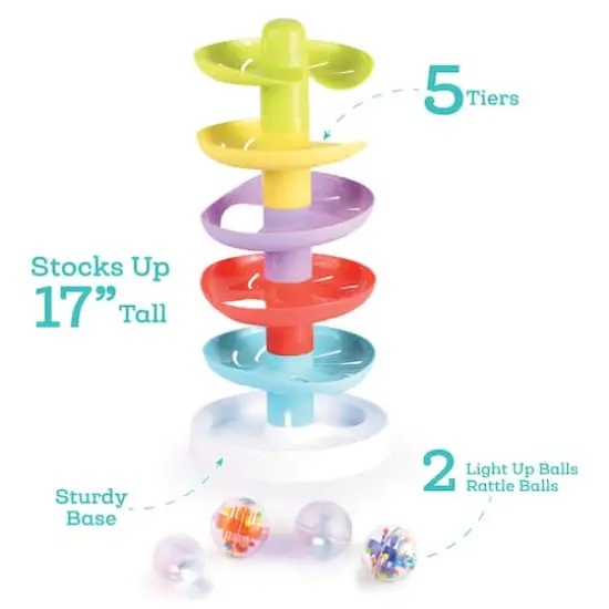 Nothing But Fun Toys Twinkle 'n Roll Ball Tower {4}