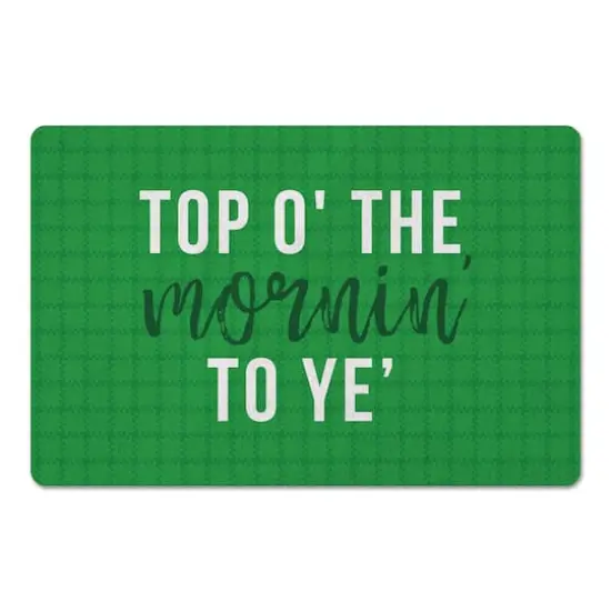 Top of the Mornin 27" x 18" Floor Mat {1}