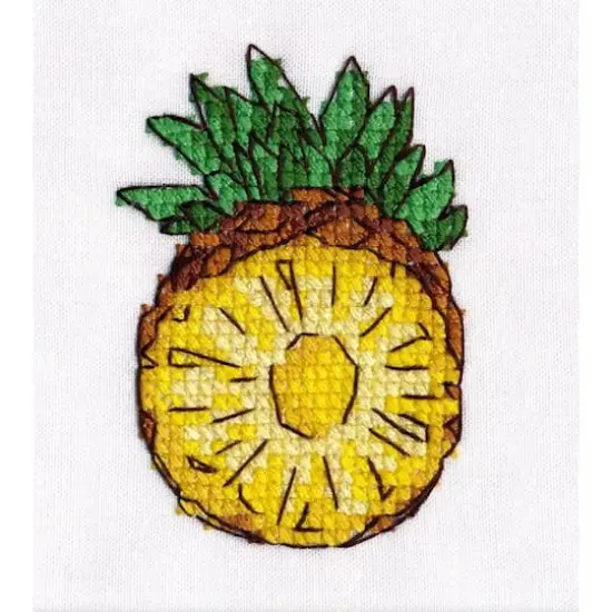 Oven Pineapple Cross Stitch Kit {1}