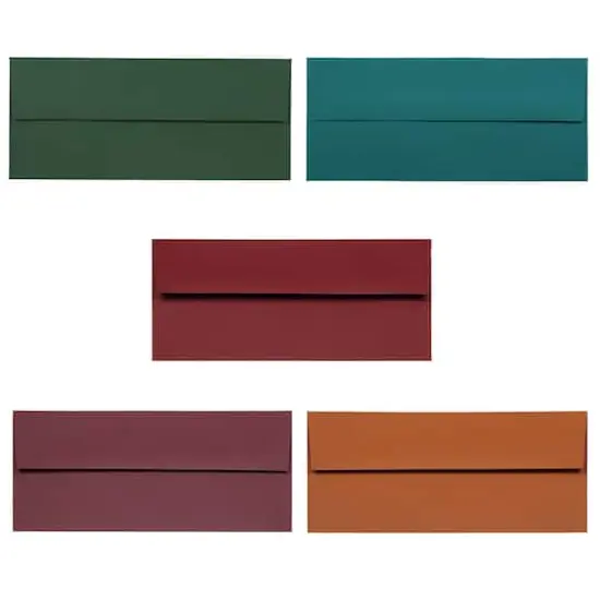 JAM Paper 9.5" x 4.125" Assorted Business Premium Envelopes, 125ct. {3}