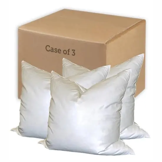 Feather-Fil&reg; 3ct. Luxurious Feather & Down Pillow Inserts, 27" x 27" {3}