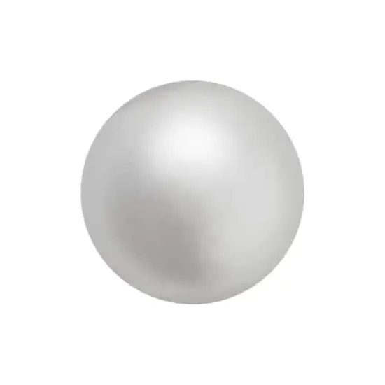 Preciosa Maxima 4mm Glass Nacre Pearls, 100ct. Light Gray {1}