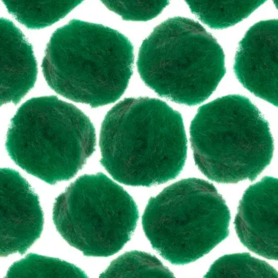 John Bead 2" Pom Poms, 50ct. Green {1}