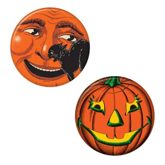 Beistle Vintage Halloween Buttons, 6ct. {1}