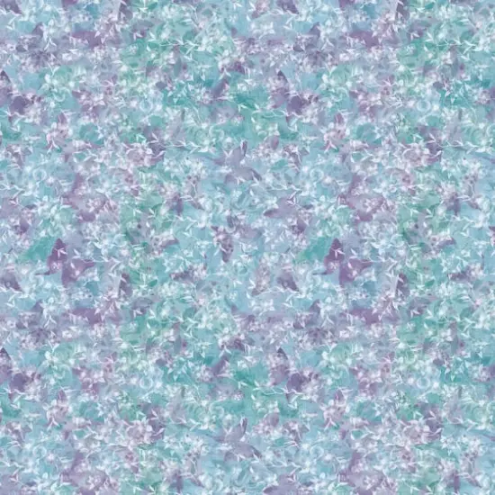 Springs Creative Jasmine Floral Purple Butterflies Cotton Fabric {1}