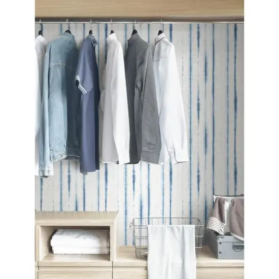 NuWallpaper Blue Indigo Drops Peel & Stick Wallpaper {7}