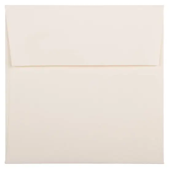 JAM Paper 6" Metallic Square Invitation Envelopes, 25ct. Bright White Wove {2}
