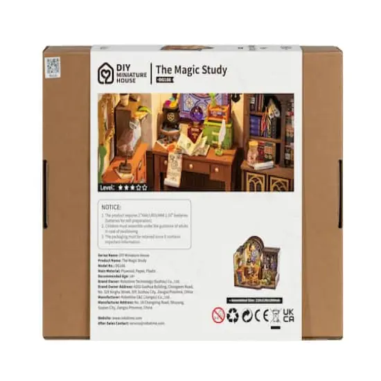 Rolife&reg; The Magic Study DIY Miniature House Kit {9}