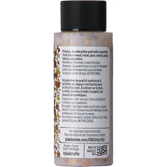 FolkArt&reg; Glitterific Pop&trade; Acrylic Paint, 2oz. Sunset Canyon {4}