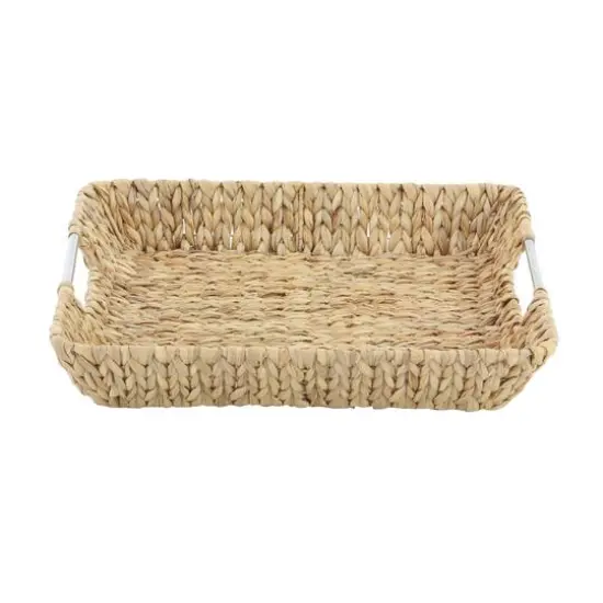 Tan Sea Grass Contemporary Tray Set {5}