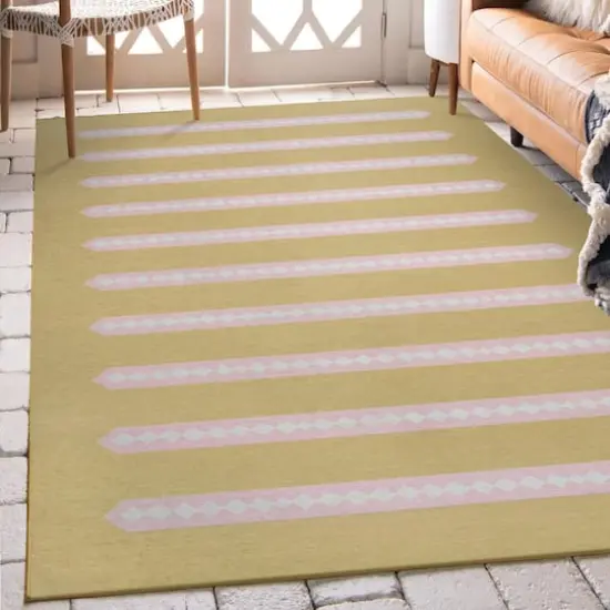 My Magic Carpet Dash & Dot Washable Rug Honey Beige {3}