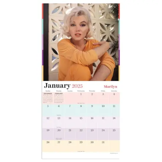 TF Publishing 2025 Marilyn Monroe Mini Calendar {6}