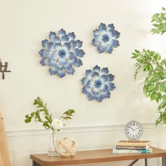 Blue Metal Coastal Wall D&eacute;cor Set {8}