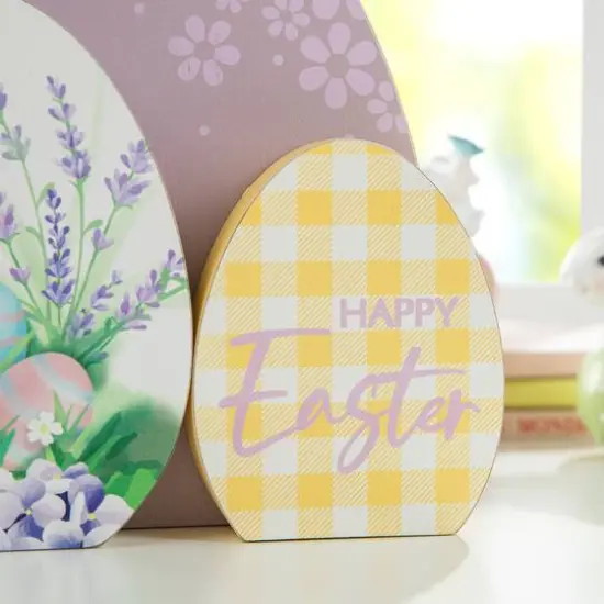 Glitzhome&reg; 8" Easter Eggs Table D&eacute;cor {6}