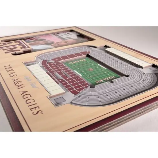 College Football 3D StadiumViews Picture Frame Texas A&M Aggies {5}