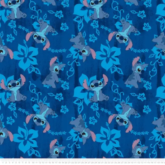 Springs Creative Disney&reg; Stitch on Blue Fleece {1}