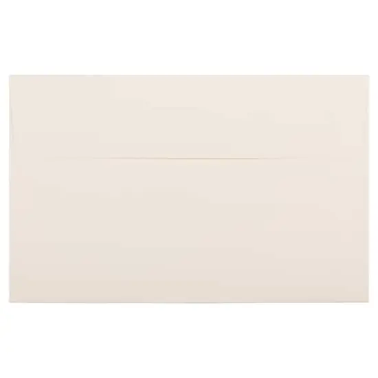 JAM Paper A10 Strathmore Invitation Envelopes, 50ct. Natural White Linen {1}