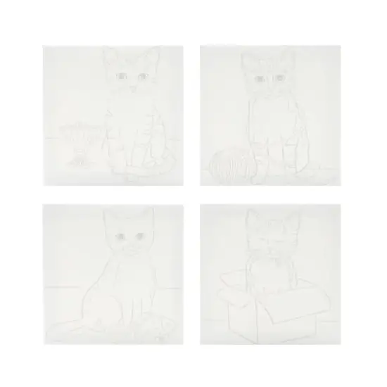Cats Mini Canvas Painting Kit by Craft Smart&reg; {8}