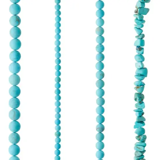 Turquoise-Dyed Howlite Beads Value Pack by Bead Landing&trade; {4}