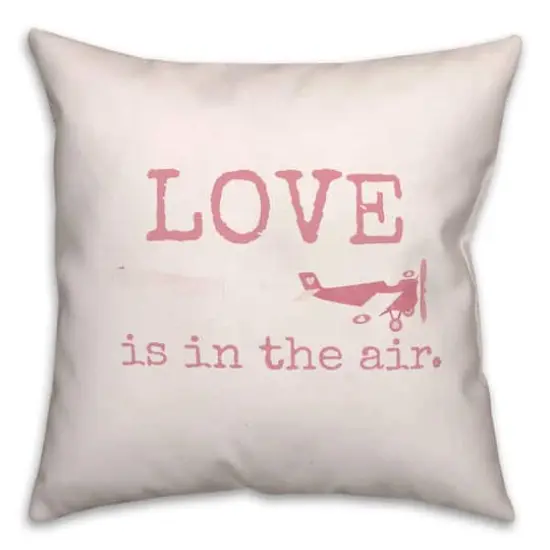 Love Is In The Air 18" x 18" Throw Pillow {1}