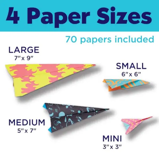 Creativity for Kids&reg; Stunt Squadron&trade; Neon Glow Paper Airplane Kit {5}