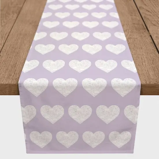 Home Heart Easter Runner 2 16" x 90" Cotton Twill Runner {1}