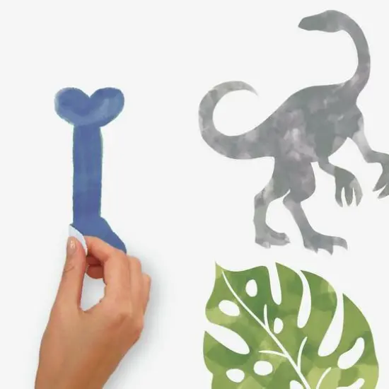 RoomMates Watercolor Dinosaur Peel & Stick Wall Decals {6}