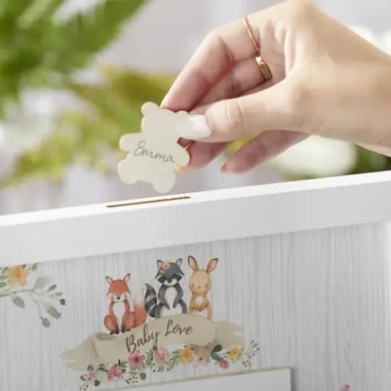 Kate Aspen® Pink Woodland Baby Shower Guest Book Alternative {5}