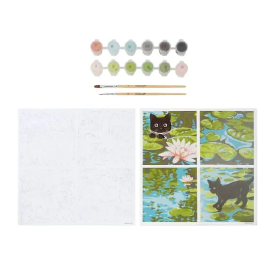 Cat in Pond Paint-by-Number Gallery Mini Kit by Artist's Loft&reg; {4}