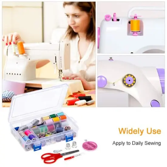 NEX&trade; 101-Piece Sewing Thread with Bobbins Case Kit {8}