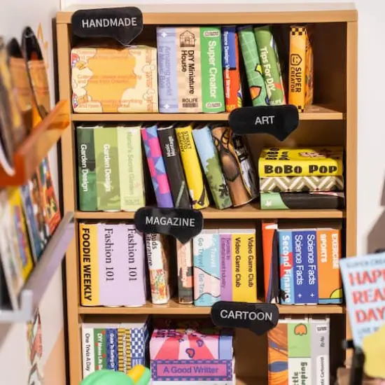 Rolife&reg; Super Creator Fascinating Book Store DIY Miniature Kit {6}