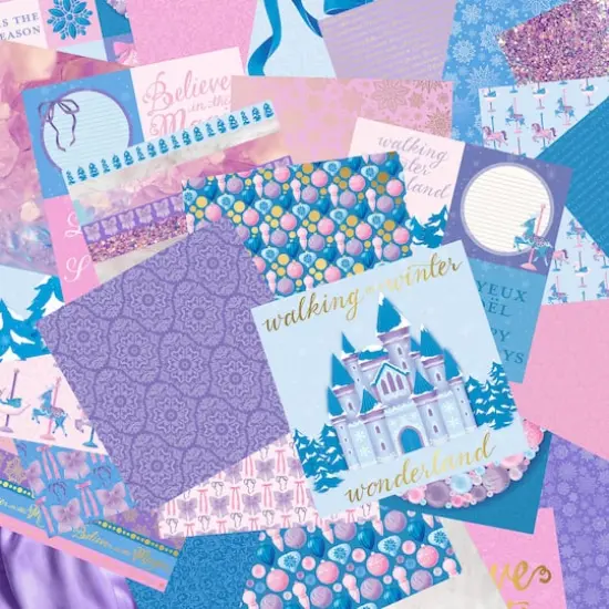 12" x 12" Frosted Fairytale Paper Pad, 58 Sheets by Recollections™ {4}