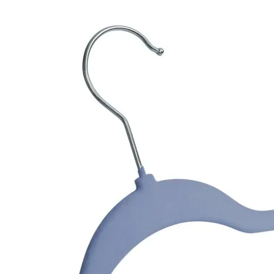 Honey Can Do Cobalt Slim-Profile Non-Slip Velvet Hangers, 25ct. {9}