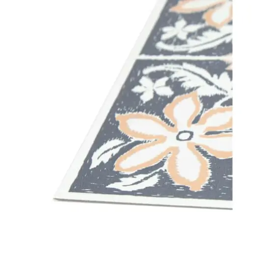 FloorPops Lillium Peel & Stick Floor Tiles, 10ct. Blue {4}