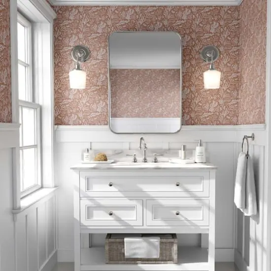 Elana Gabrielle Tides Peel & Stick WallpaperPapaya {6}