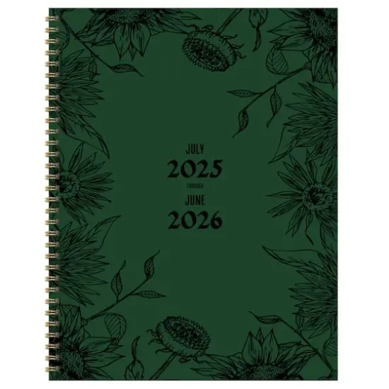 TF Publishing 2025-2026 Garden of Green Large Weekly/Monthly Planner {1}