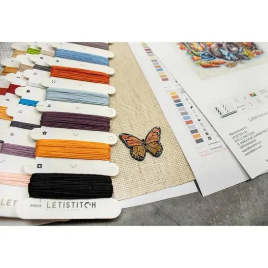 LetiStitch Autumn with a Rabbit Counted Cross Stitch Kit {9}